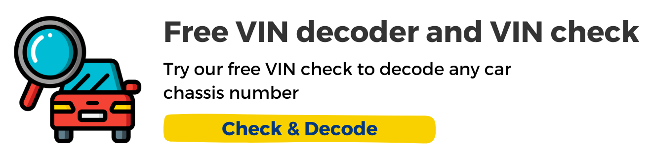 Décodeur VIN - Vérification VIN